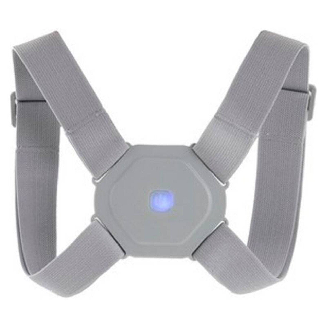 Corrector de Postura Inteligente con Sensor - Ajustable (Gris)