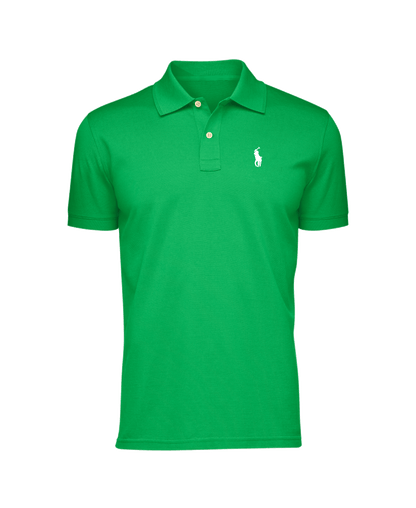 Camiseta Tipo Polo para Hombre "Verde Cali" PL