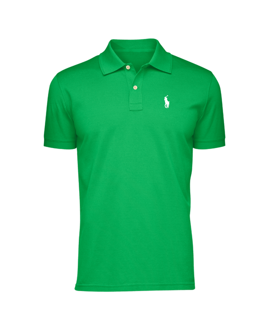 Camiseta Tipo Polo para Hombre "Verde Cali" PL