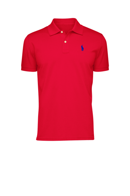 Camiseta Tipo Polo para Hombre "ROJO" PL