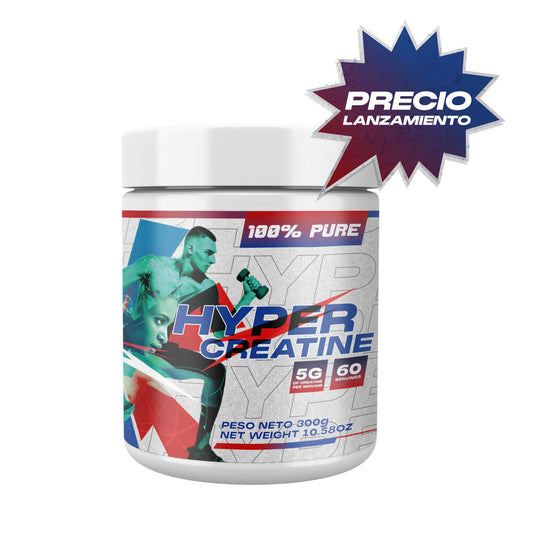 Creatina Monohidratada en Polvo Pura 300g - Hypernu