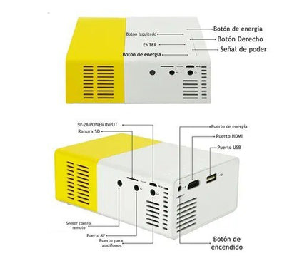 Mini Proyector YG300 - Compacto y Potente