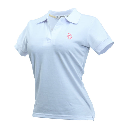 Camiseta Tipo Polo Mle Mujer "Blanca"