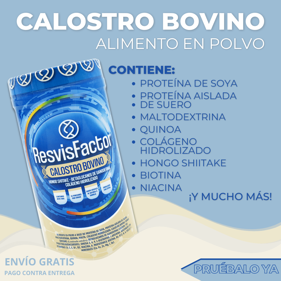 Calostro Bovino Resvisfactor  X2 unidades