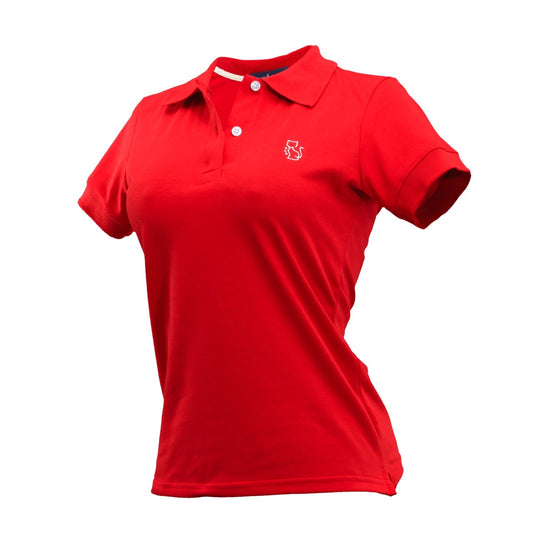 Camiseta Tipo Polo Mle Mujer "Roja"